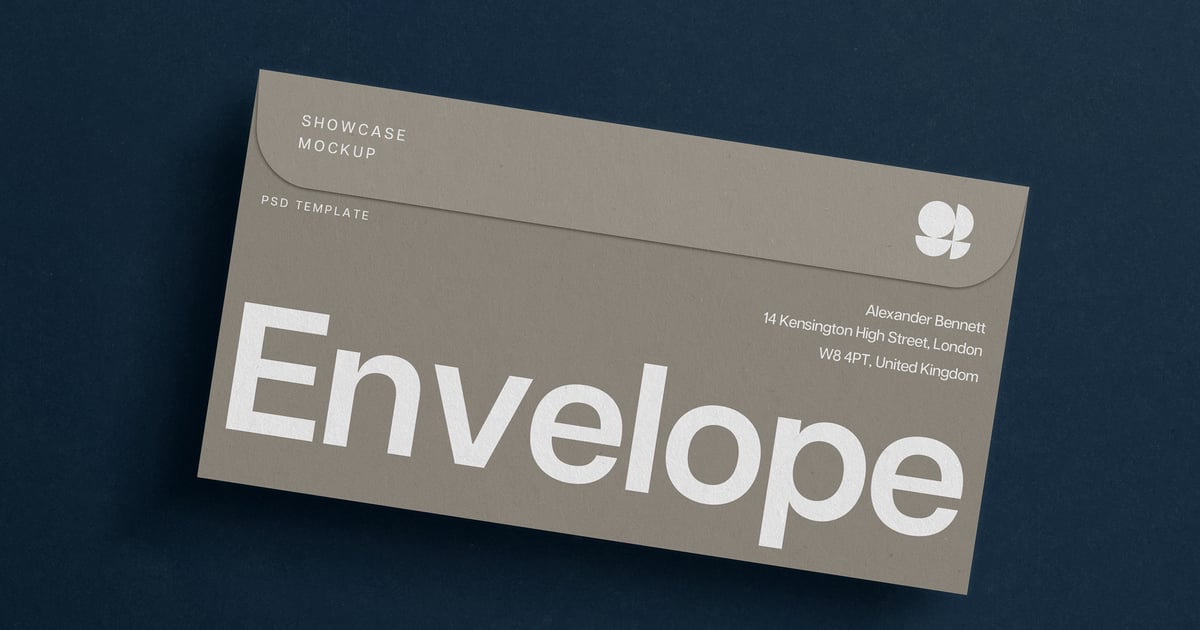 简约奢华信封模型