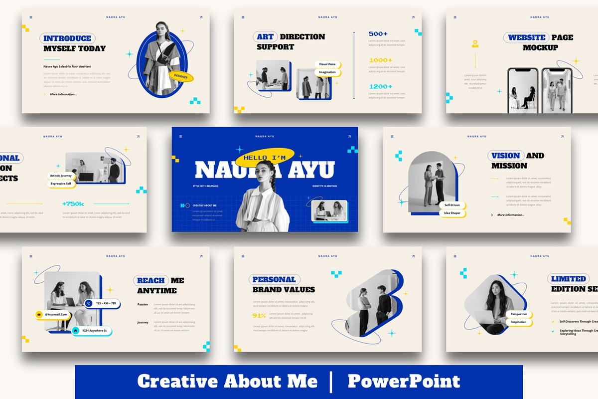 创意报告PPT模板 (PPT,PPTX)