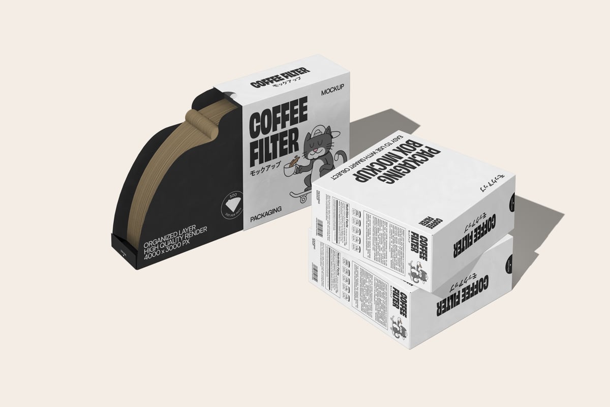 咖啡过滤器模型样机 (PSD)