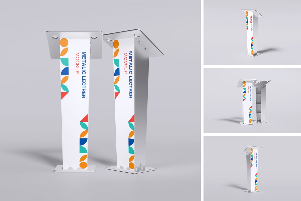 金属讲师模型样机 (PSD,PDF)