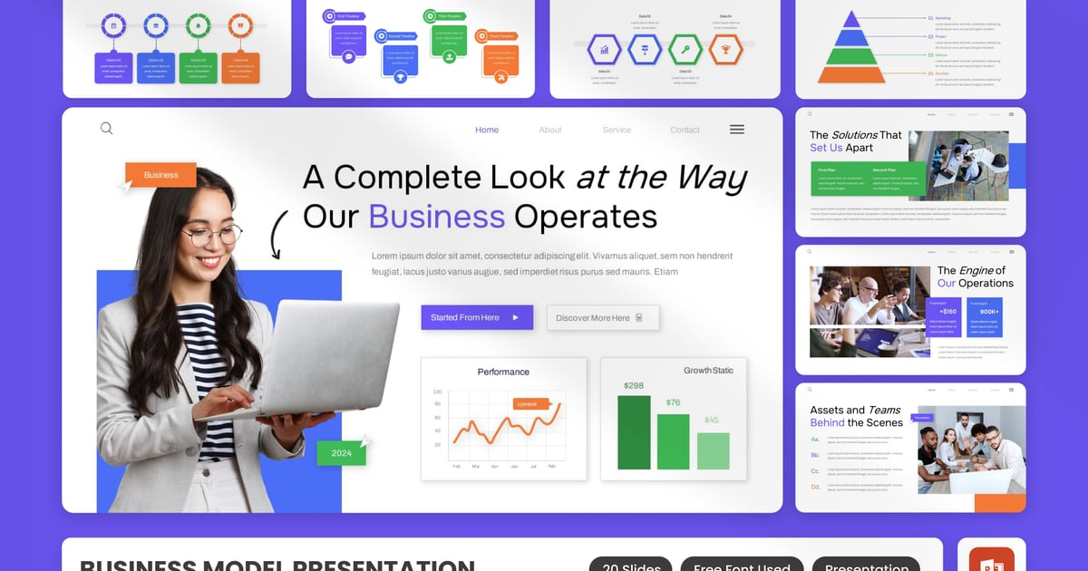 商业模式PowerPoint模板