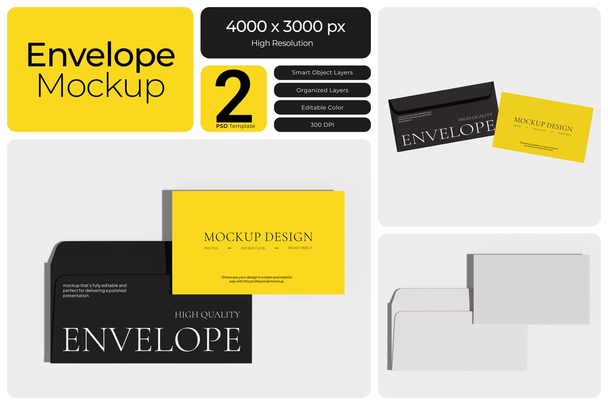 信封模型样机 (PSD)