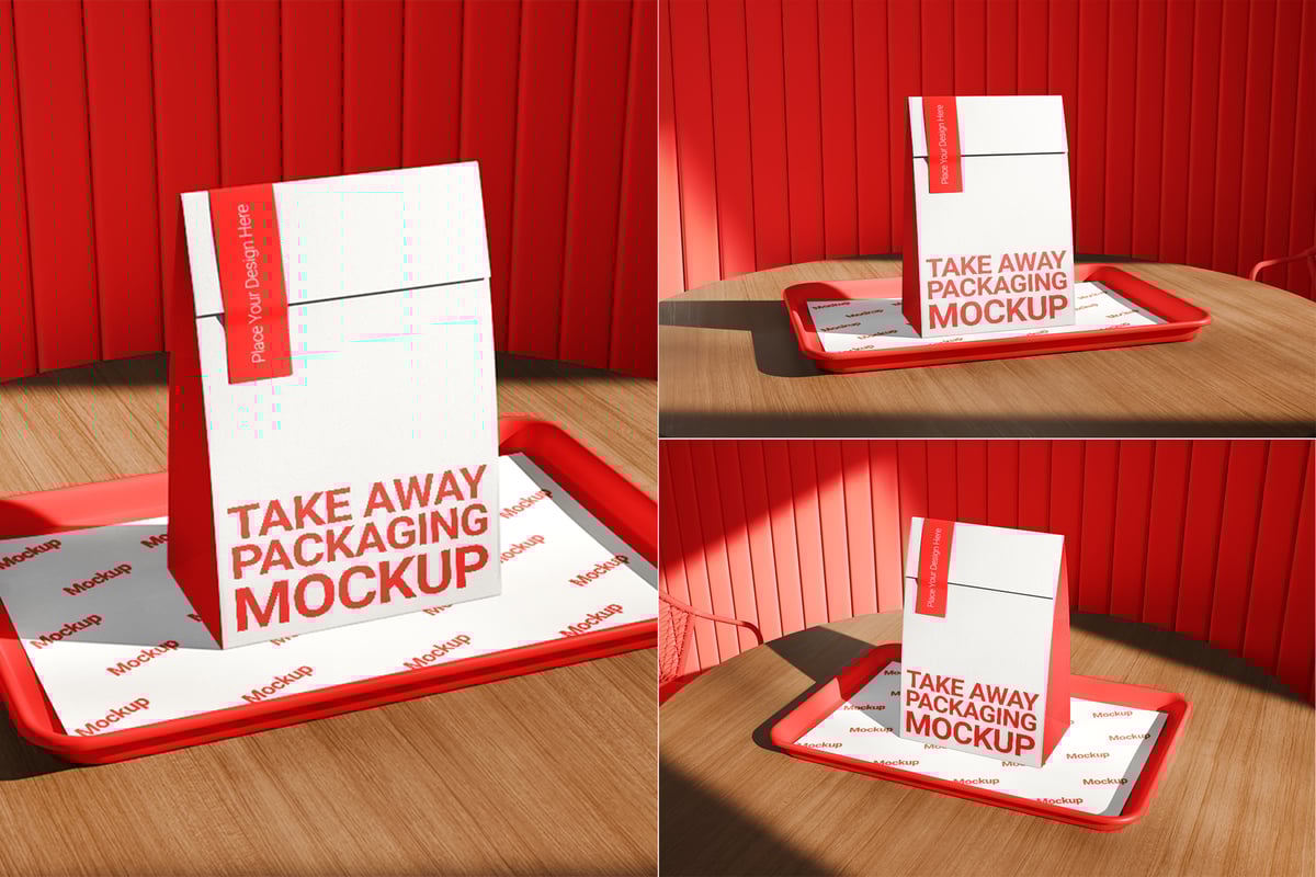 食品包装模型样机 (PSD)