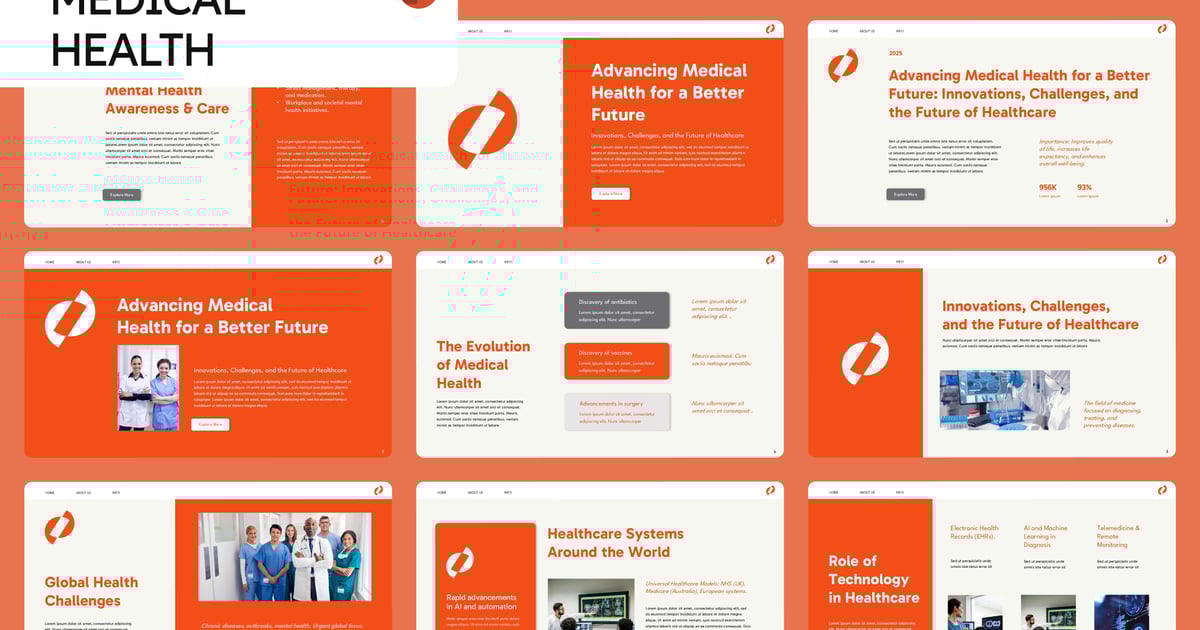 医疗健康 PowerPoint