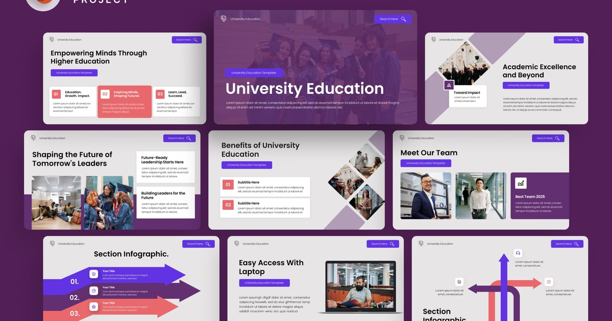 大学教育 – PowerPoint模板