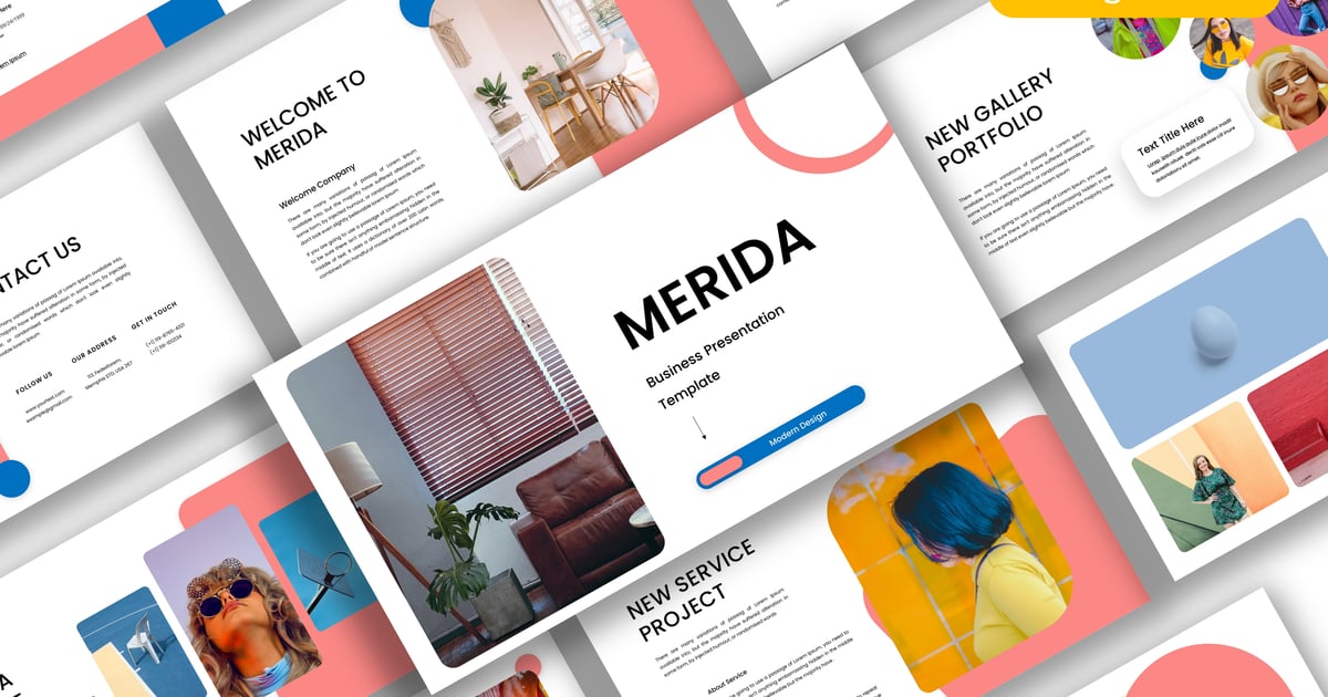 Merida – 商务 Google 幻灯片模板