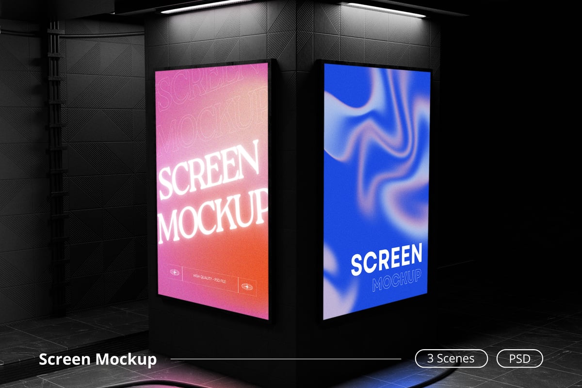 屏幕模型样机 (PSD)