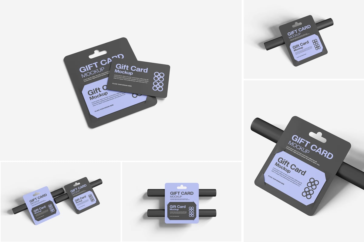 礼品卡模型样机 (PSD)