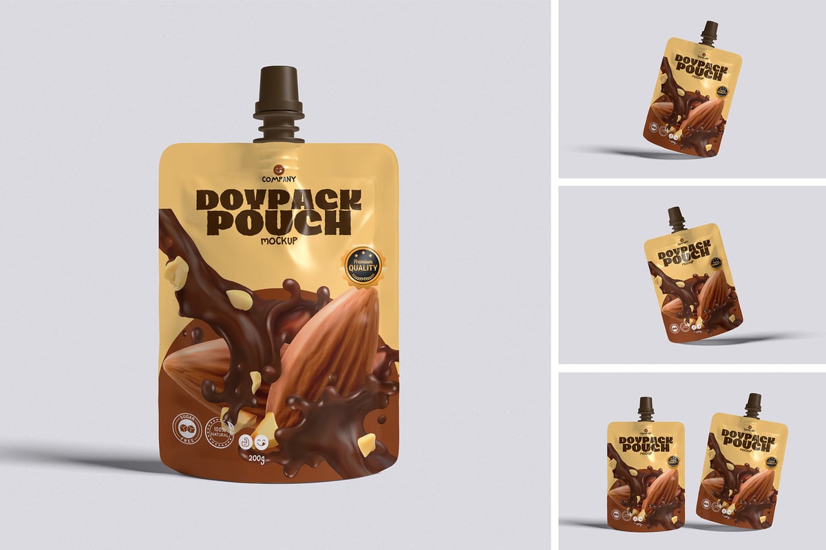 喷嘴小袋模型样机 (PSD,PDF)