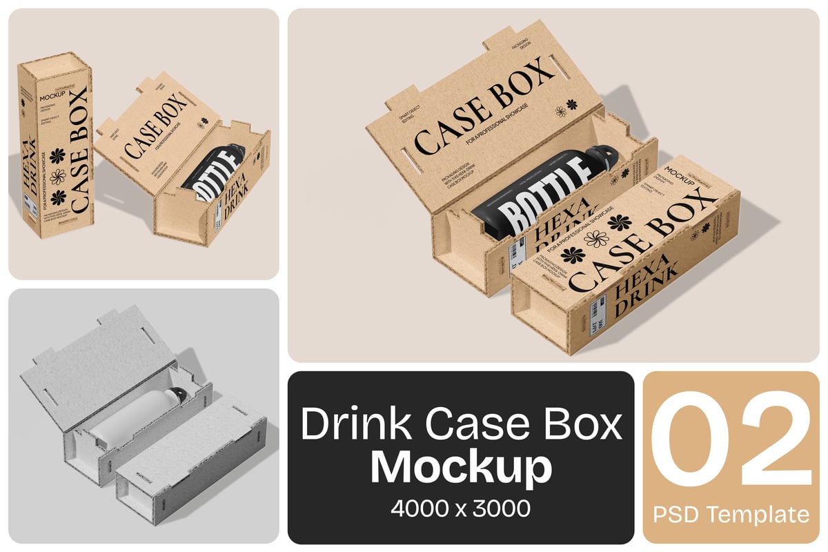 饮料盒模型样机 (PSD)