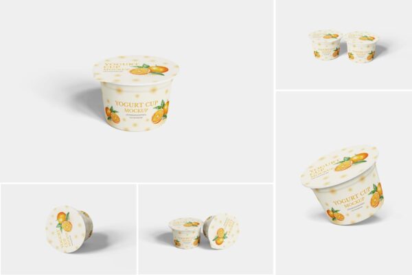 酸奶杯模型样机 (PSD)