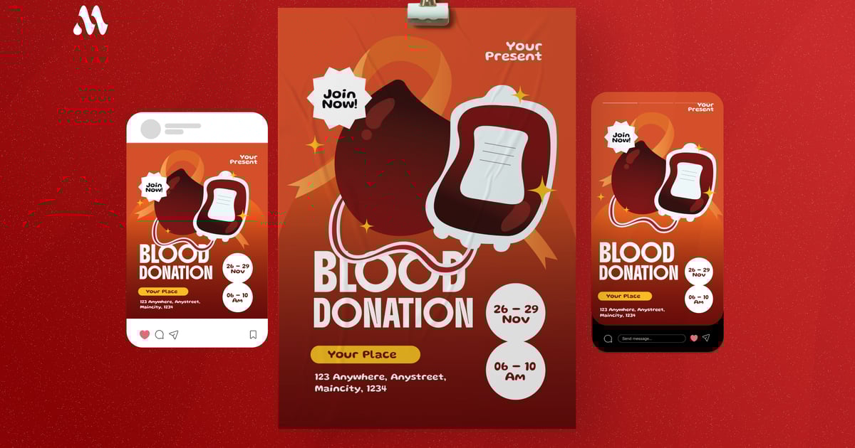 献血 – 传单集