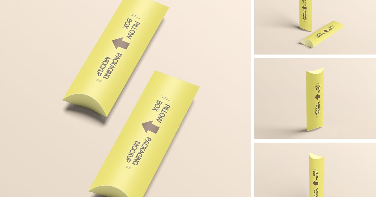 枕头盒包装模型