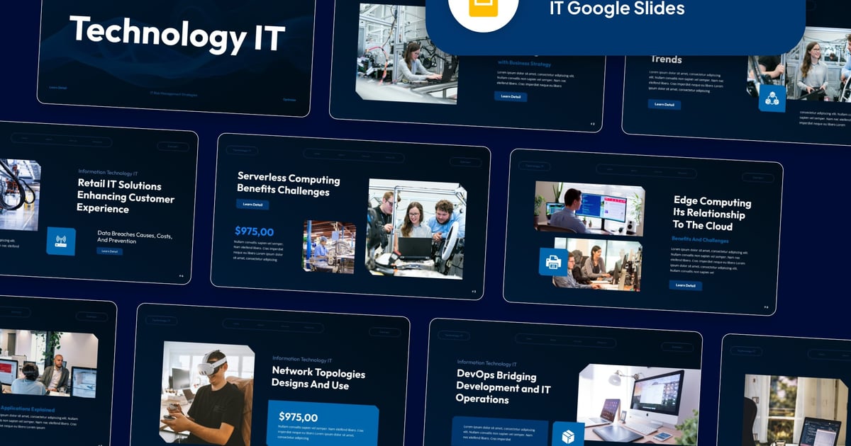 信息技术 IT Google 幻灯片