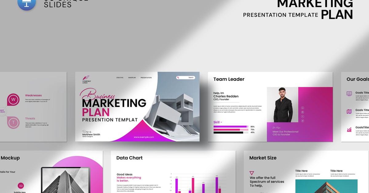 数字营销计划主题模板