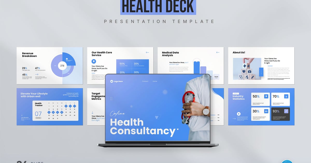 医疗演示Keynote模板