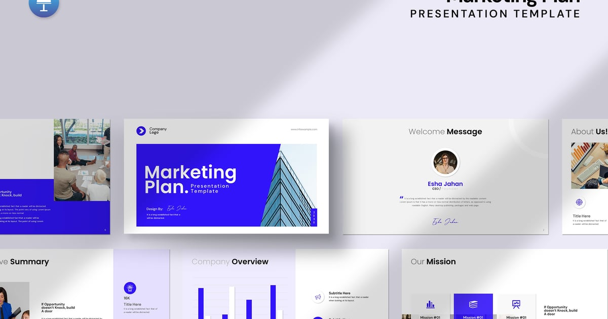 营销计划主题演讲模板