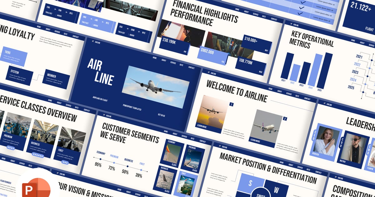 航空公司 PowerPoint