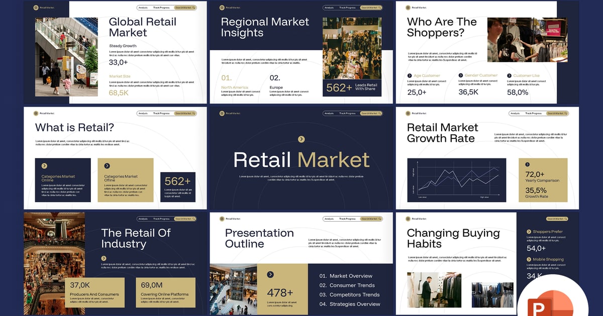 零售市场 PowerPoint