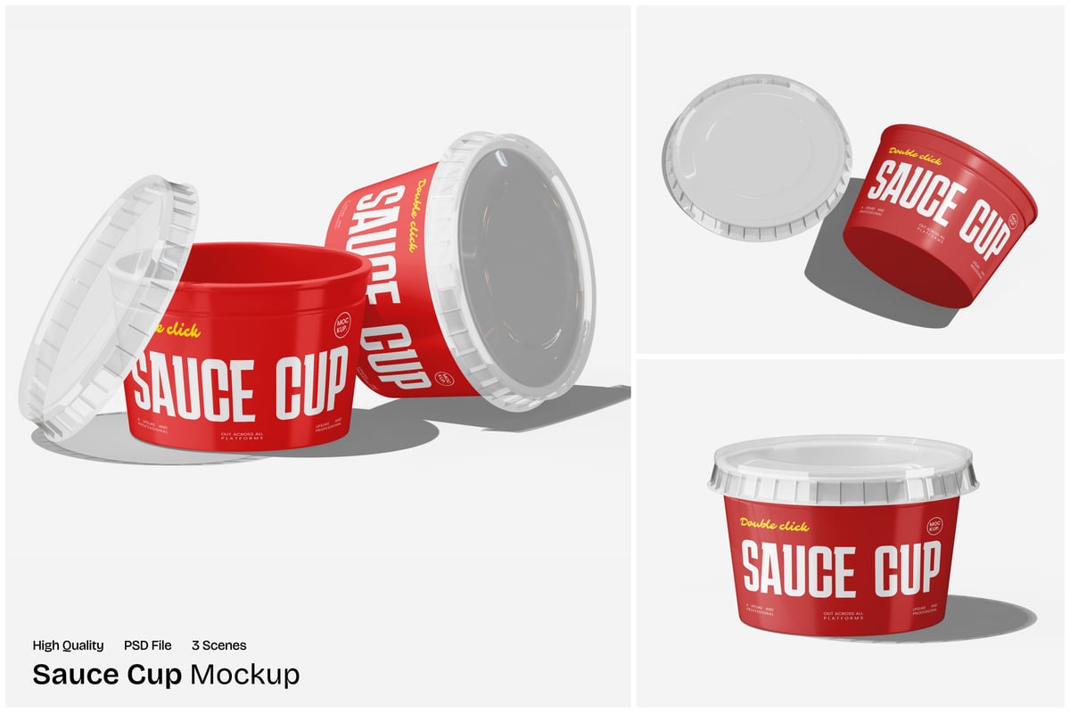 调味杯模型样机 (PSD)