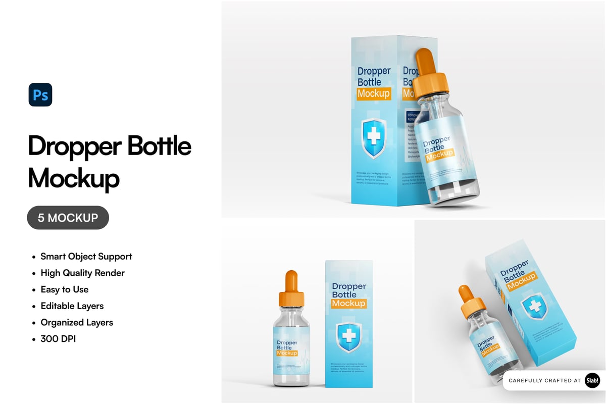 滴管瓶模型样机 (PSD,PNG)