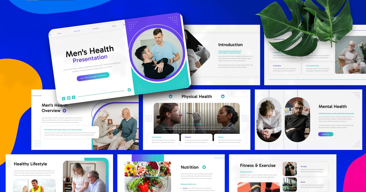 男性健康 Google 幻灯片