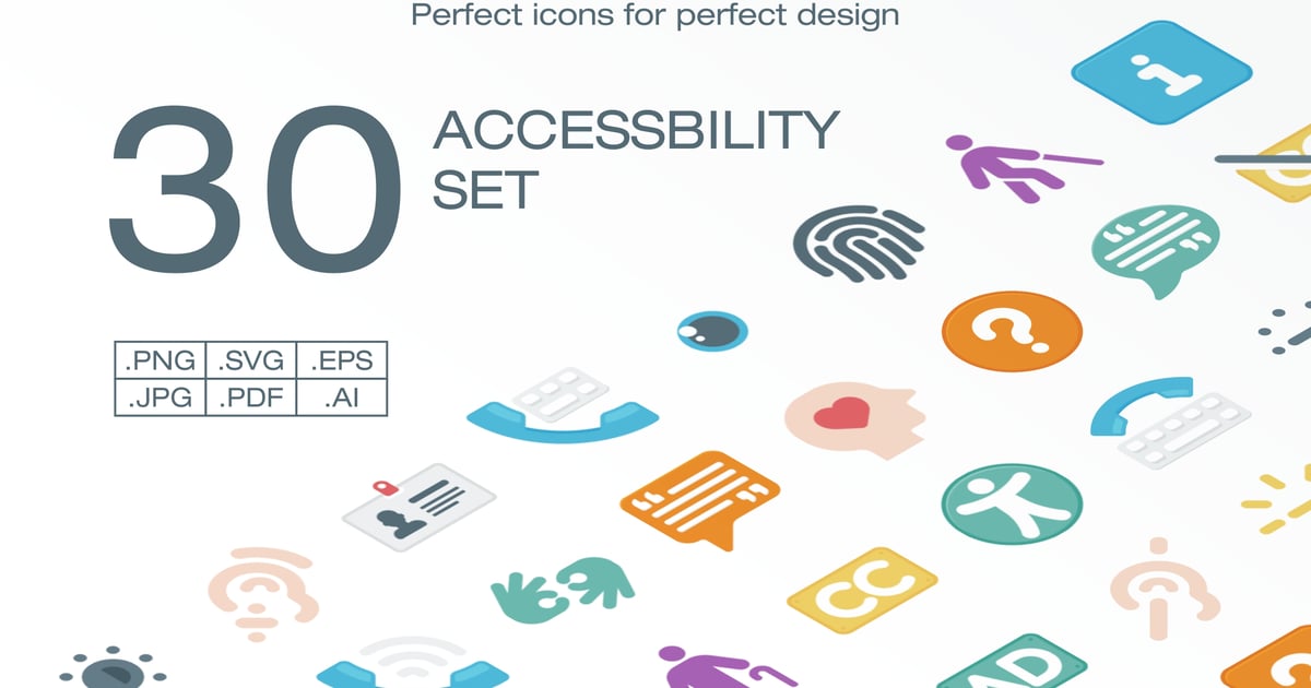 辅助功能图标集