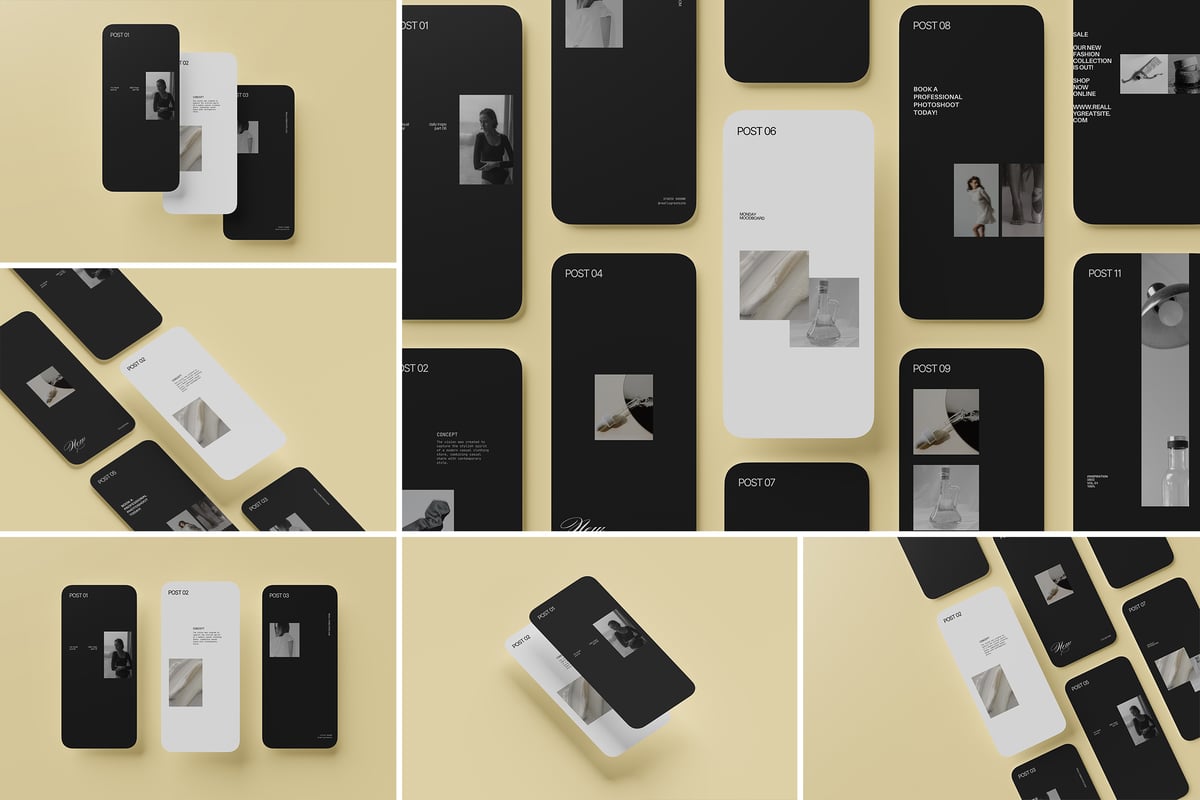 手机屏幕演示模型样机 (PSD)