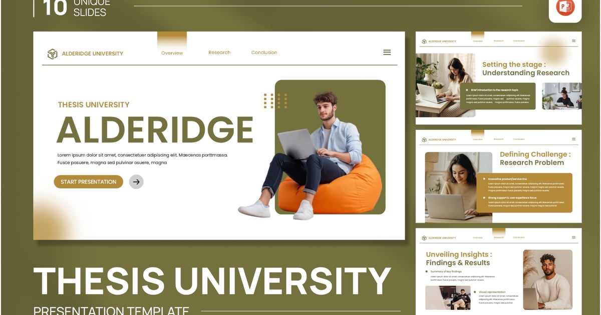 大学论文 PowerPoint