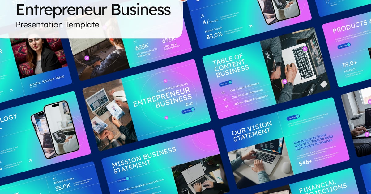 企业家商业 PowerPoint