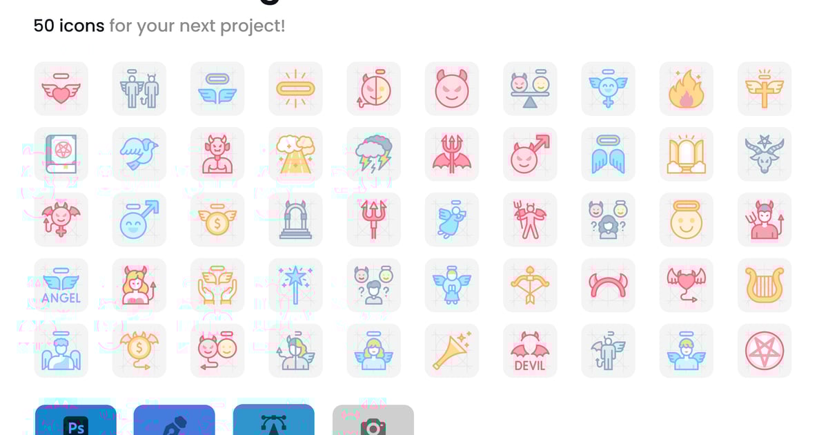 魔鬼和天使图标