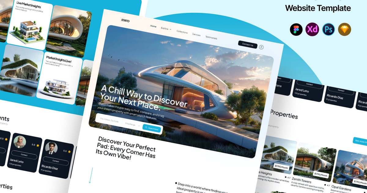 Stato – 房地产网站