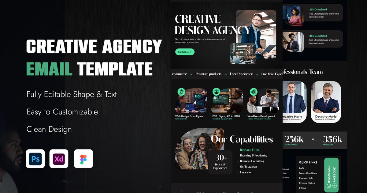 数字代理机构电子邮件模板