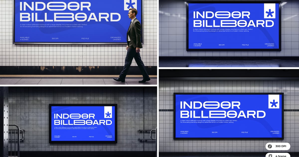 高质量广告牌模型