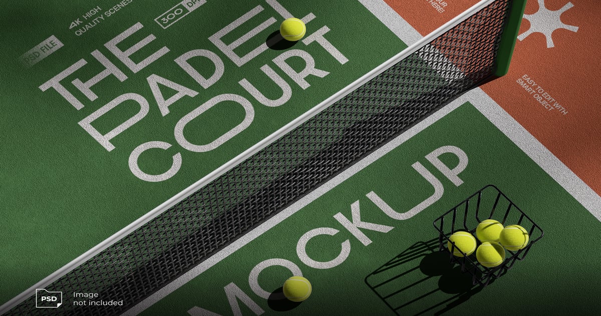 板式网球场地模型