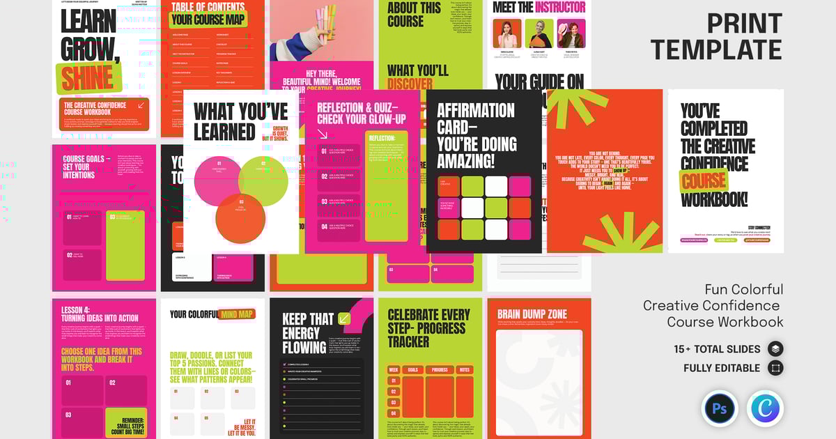 趣味多彩的创意信心课程练习册