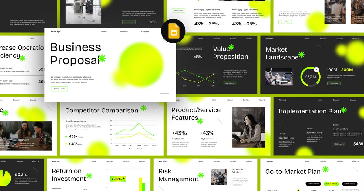 商业计划书（谷歌幻灯片）