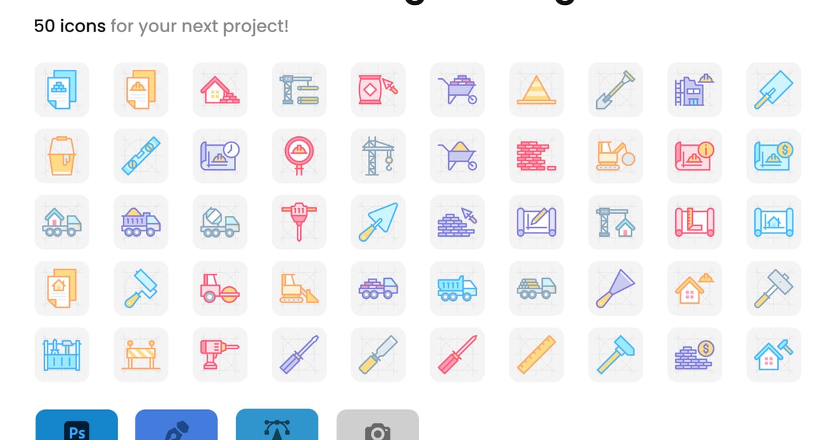 建筑与工程图标