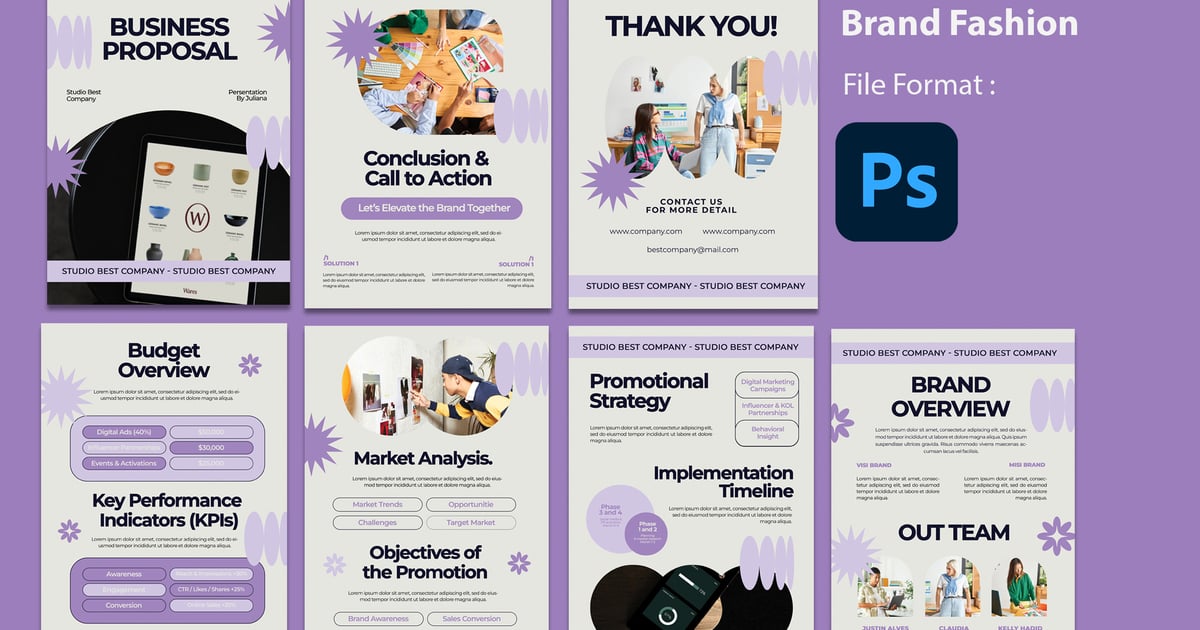 提案商业品牌时尚