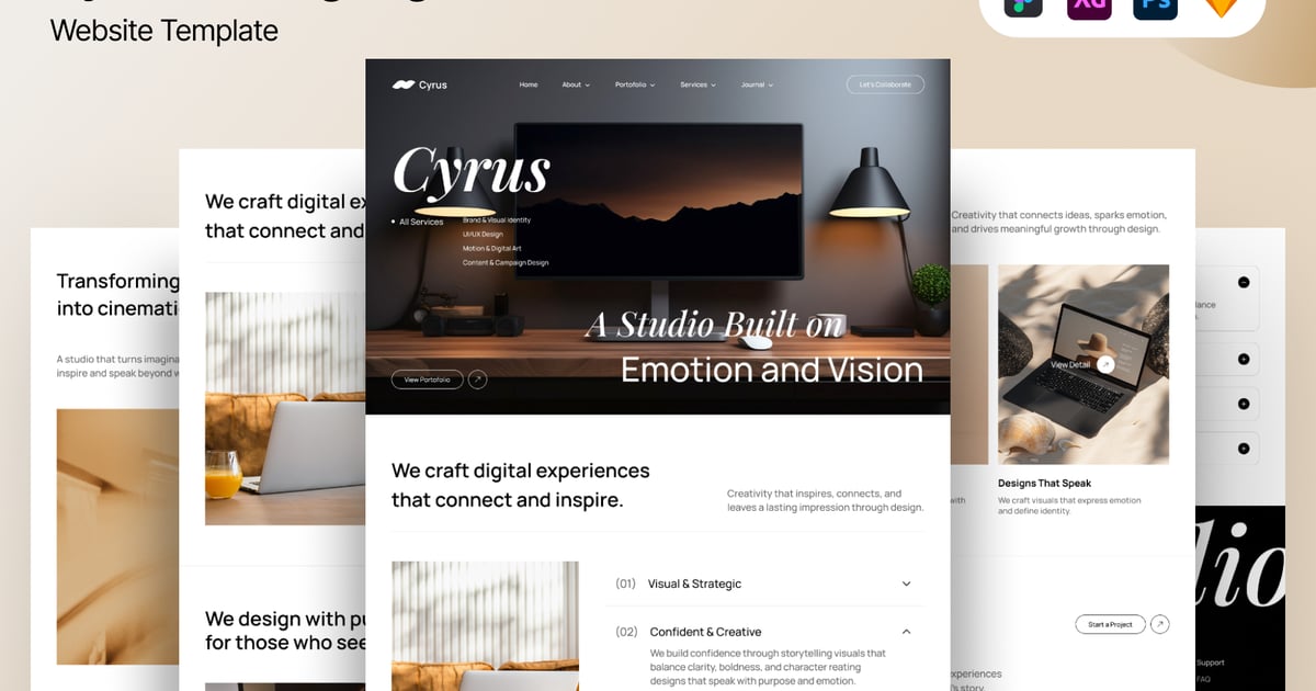 Cyrus – 创意工作室网站