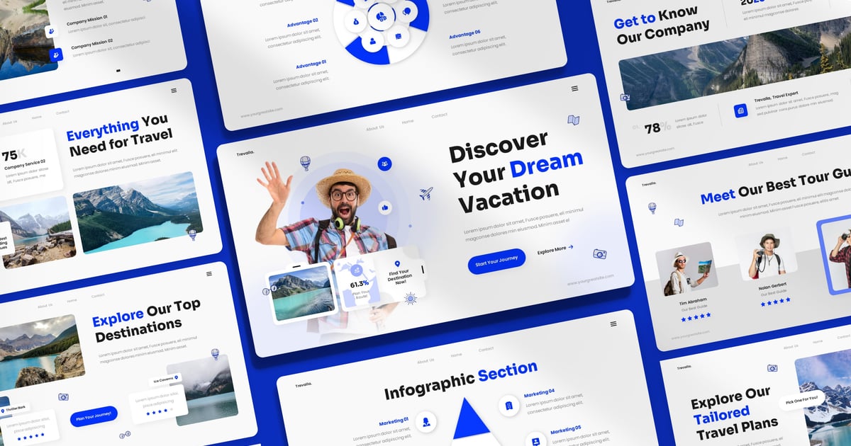 旅游度假 PowerPoint