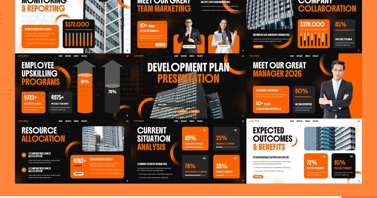 发展计划 PowerPoint