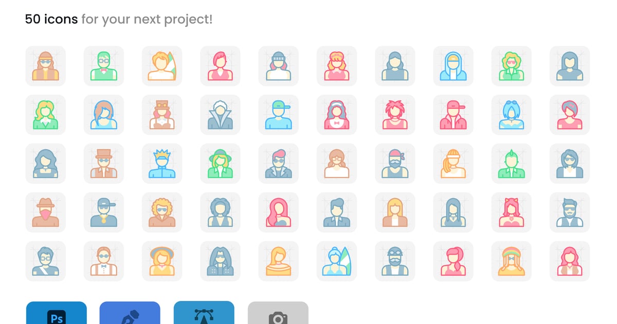 城市和部落图标