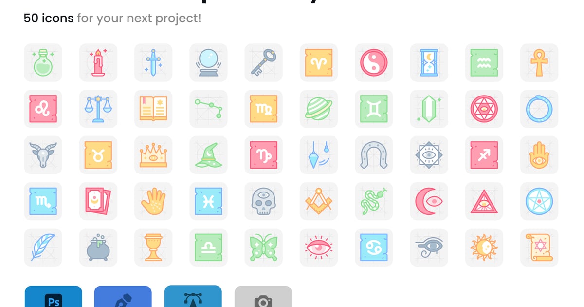 神秘学和灵性图标