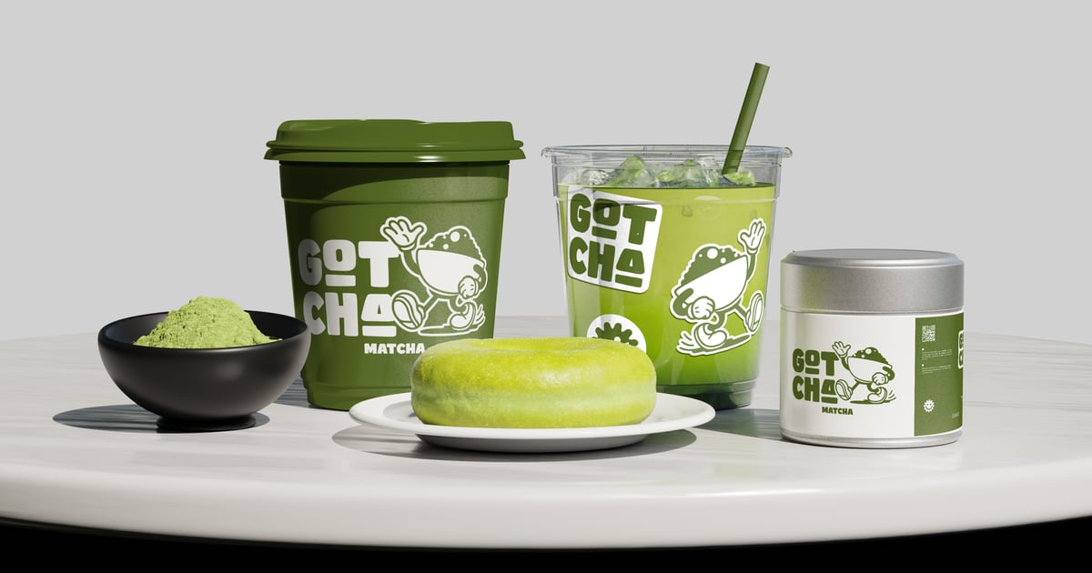 高质量抹茶品牌模型