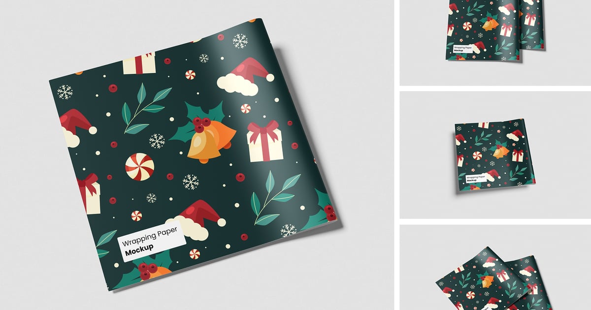 礼品包装纸样机