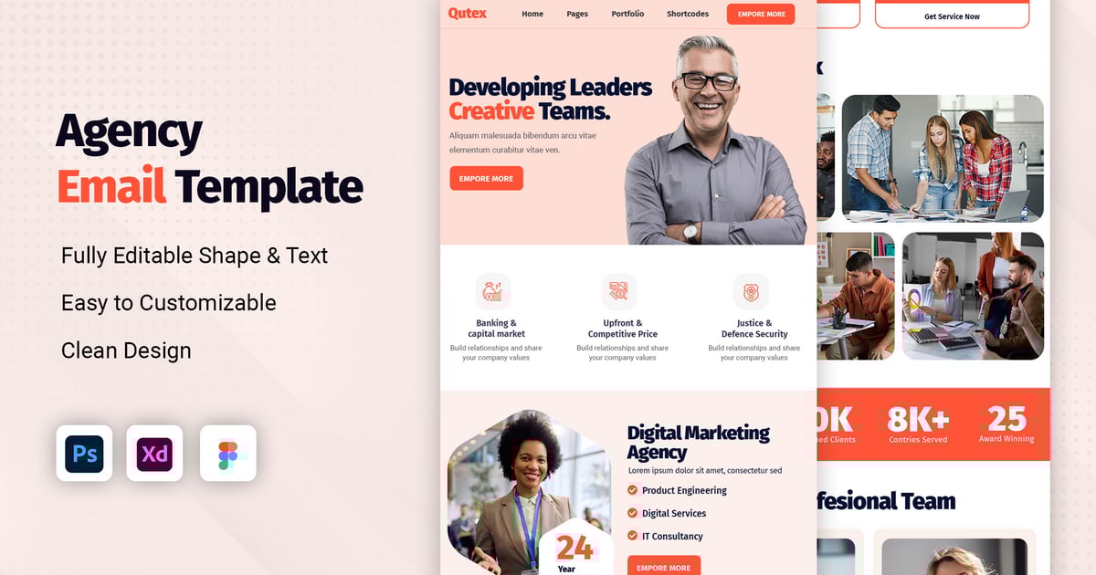 数字代理机构电子邮件模板