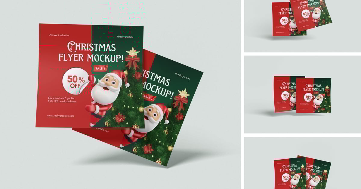 高质量传单样机