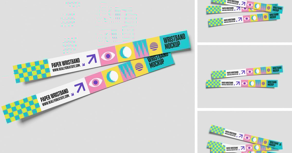 纸质腕带模型