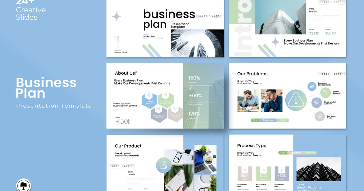 商业计划主题演讲（含信息图）